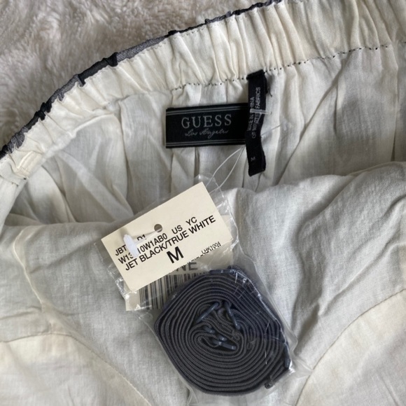 {SOLD} GUESS Gingham Strapless Dress Black & White - Picture 6 of 11